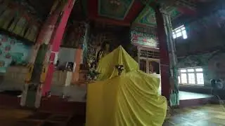 Day 11.31 Captured the majestic interior of Phyang Gompa after a Buddhist said it was allowed
