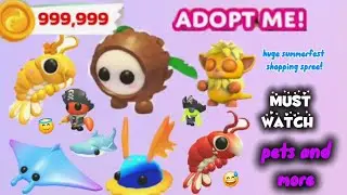 ADOPT ME SUMMERFEST PETS + 1 MILLION DOUBLOONS SHOPPING  SPREE !!!!! ( D♡Y GAMING) 