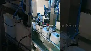 ZONESUN Automatic Servo Jerry Can Tracking Capping Machine