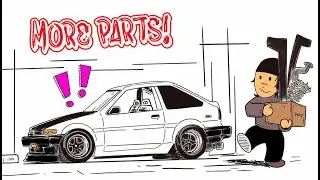 Ae86 1985 Corolla GTS Part 4 JDM car restoration