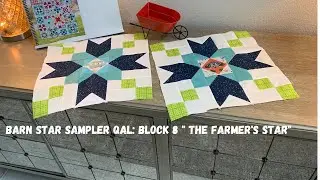Barn Star Sampler Quilt Along: Block 8  