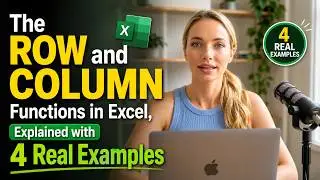 The ROW and COLUMN Functions in Excel, Explained with 4 Real Examples