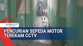Pencurian Sepeda Motor Mahasiswa Terekam cctv
