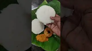 Eating 7 Rupees Idli With Mutton Curry 🤤| Ravi Mess Best Hotel for Non Veg Breakfast #shorts #foodie