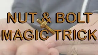 Nut and Bolt Magic Trick Micro Psychic Street Magic Dynamo