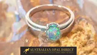 Opal Rings, Opal Wedding Rings, Black Opal Rings - Australian Opal Direct | Worldwide Shipping