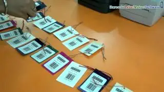 Create and print multiple barcode stickers