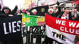 WE WANT OUR FOOTBALL CLUB BACK! 🗣 | Manchester United fans protest Glazers and Ratcliffe