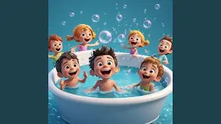 Bubbles rising all around Splashing water
