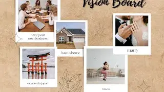 How to create a SIMPLE VISION BOARD using Microsoft Word. Easy tutorial 2025