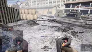 Battlefield 4 Medic Defib vs tank Funny