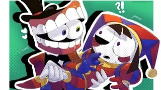 Caine x pomni vs Jax x pomni ( será mía )