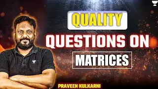 Quality Questions on Matrices | GATE 2025 Mechanical Engineering