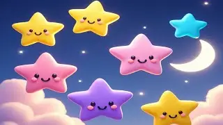 🌟 Twinkle Twinkle Little Star ✨ | Magical Nighttime Rhyme | Soothing Lullaby Song @lullabybm 