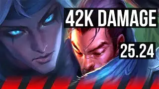 VARUS vs YASUO (TOP) | 42K damage | EUW Master | 25.24