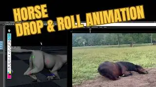 Animate a Horse Roll: Layering and BasicOverRig Method.