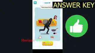 Brain Rush - Thinking Puzzle LEVEL 37 Take down the thief - Gameplay Walkthrough Android IOS