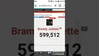 Bramty Juliette hits 600k❗❗