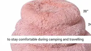 Dog Bed Cat Bed Cushion Bed Faux Fur Donut Cuddler for Dog Cat Joint-Relief