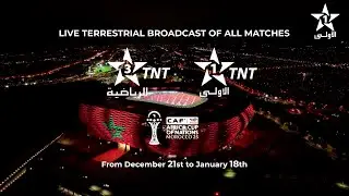 SNRT broadcasts AFCON 2025 for free on Al Aoula and Arryadia TNT with full, high-quality coverage.
