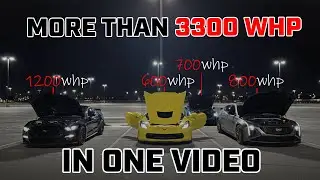 More Than 3300WHP: GT500, C7 Z06 & CT5-V Blackwings Tuned to Absolute Perfection