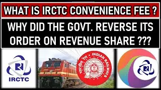 IRCTC Convenience Fee, Govt. Reverse Its Order On Revenue Share