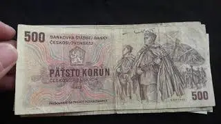 UNBOXING Beautiful Banknotes: Austrian Schilling + Czechoslovak Korun + Laotian Kip. [VIDEO 132]