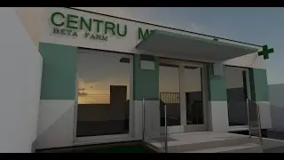 Constructii industriale Centru medical pe structura metalica usoara