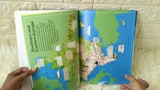 ATLAS OF THE WORLD Sticker Book (Over 150 Stickers)