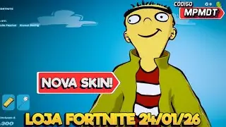 NOVA COLABORA&Ccedil;&Atilde;O DU, DUDU E EDU - LOJA FORTNITE 24/01/26 - LOJA FORTNITE HOJE -FORTNITE AO VIVO