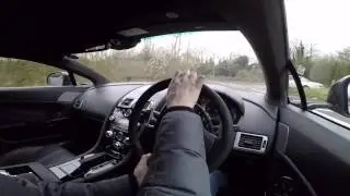 Обзор и тест-драйв Aston Martin V8 Vantage S Onboard 2011 года &mdash; Prestige Cars Kent
