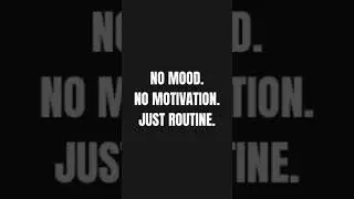 No mercy on excuses.Only routine.#nomercyroutine#discipline#routine#consistency#selfcontrol