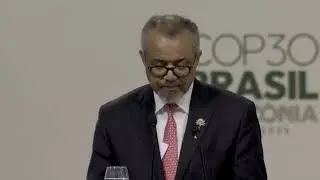WHO&rsquo;s Tedros now says:&ldquo;A sick planet means sick people.&rdquo;&ldquo;If Earth were a patient, it&rsquo;d be in intensi