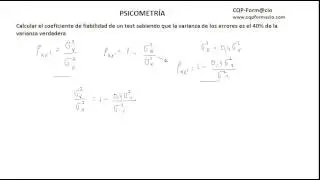 Psicometria Fiabilidad