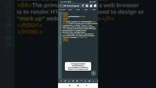 HTML program by using paragraph tag, break tag and heading tag