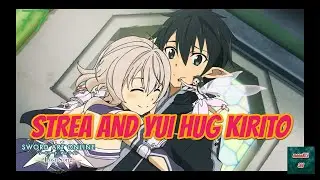 SWORD ART ONLINE- LOST SONG: Strea and Yui Hug Kirito: Part 77 (Game Movie)