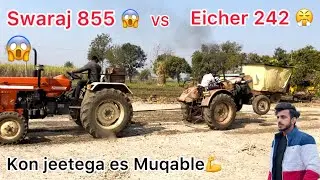 Swaraj 855 VS Eicher 242 dono ka maha muqabla kon jeetega #viral#tochan #tractor #tochanking 
