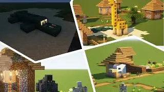Minecraft Mini-Animal Marvels: Building an Ostrich, Crocodile, Giraffe, Gorilla, and Eagle!