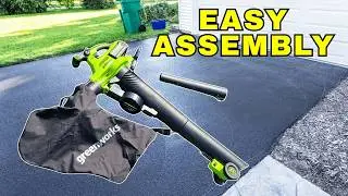 How to Assemble a Greenworks Leaf Blower and Mulcher
