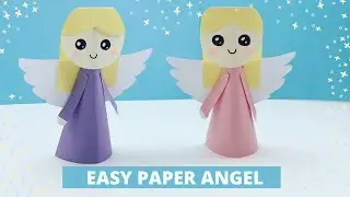 How To Make Easy Paper Angel Craft For Kids / Nursery Craft Ideas /Paper Craft Easy/ KIDS crafts