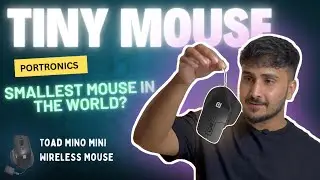 I Bought The Smallest Mouse | Portronics Toad Mino Mini Wireless Mouse | Multi-Device Pairing
