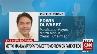 Metro Manila mayors to meet tomorrow on fate of ECQ