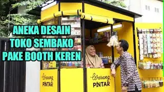 Desain Toko Sembako Booth Container