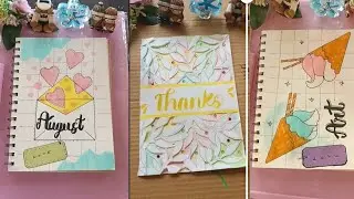 Simple and quick Font Page Idea ✨ @BornCreative-4evr #diy #fontpage #notebookdesign  