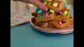 Salted Caramel Easter Fudge