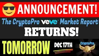 SNEAK PREVIEW - VeVe Market Report Returns Tomorrow! Plus, STRATEGY 3.0 Is On The Way! 😮💥