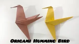 Origami Hummingbird | Paper Hummingbird | Origami Craft Ideas| Paper Craft Ideas