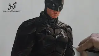 Batman Oil Painting Time Lapse | Dulam Srinivas