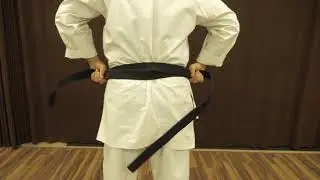 Как завязать пояс. Способ 1.  How to tie belt . 1st way. #karate #judo #aikido #martialarts #jujitsu