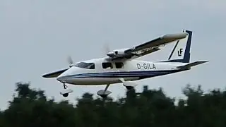 RC Partenavia P.68 Victor , flight demonstration , Modellflugtreffen Damelang 2014 *HD*